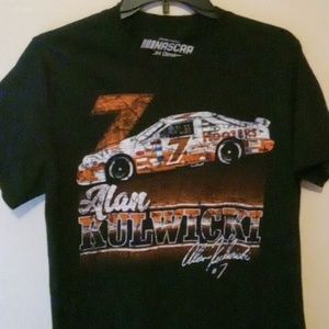 Alan Kulwicki #7 Hooters Black Women's Short Sleeve T-shirt